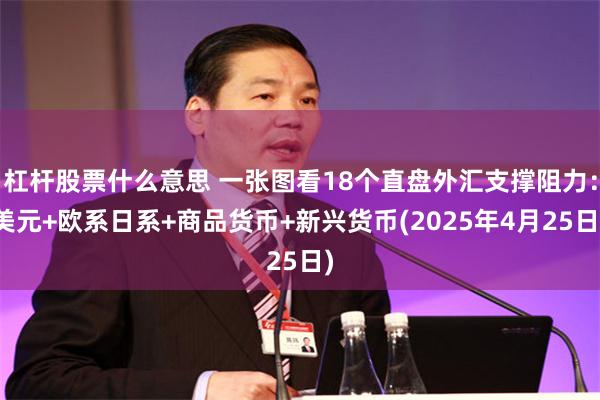 杠杆股票什么意思 一张图看18个直盘外汇支撑阻力：美元+欧系日系+商品货币+新兴货币(2025年4月25日)