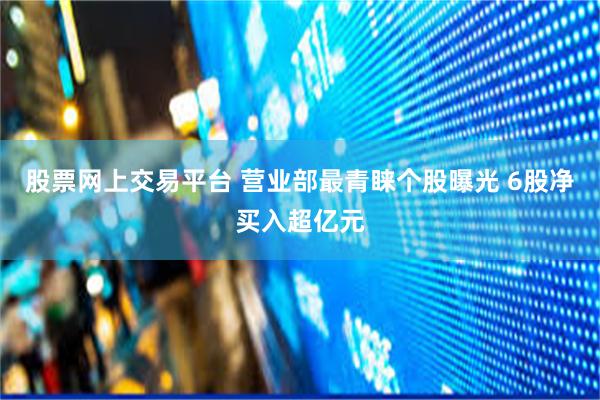股票网上交易平台 营业部最青睐个股曝光 6股净买入超亿元
